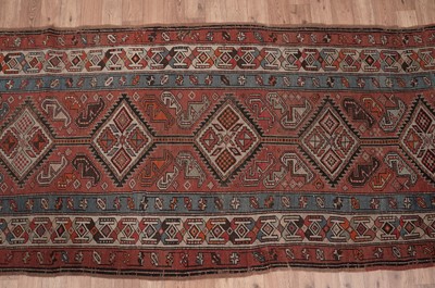 Lot 82 - A Caucasian runner rug