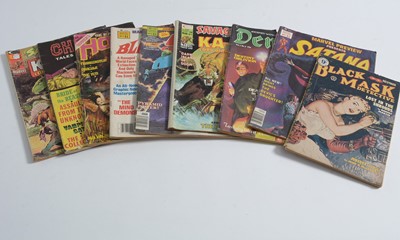 Lot 44 - Magazines and graphic novels by Marvel, Curtis and other publishers