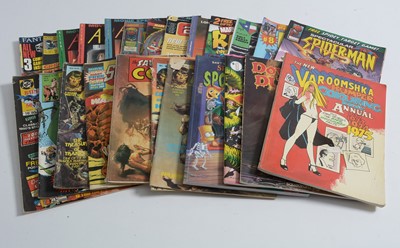 Lot 44 - Magazines and graphic novels by Marvel, Curtis and other publishers