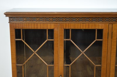 Lot 61 - A 1920's mahogany glazed bookcase