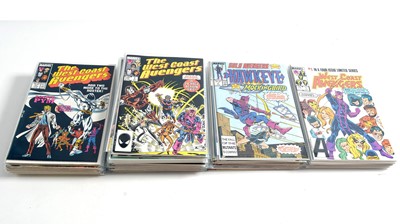 Lot 141 - The West Coast Avengers and Hawkeye comics by Marvel