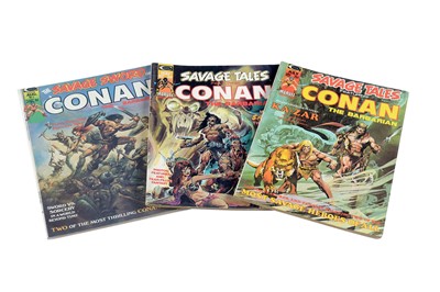 Lot 92 - Conan magazines by Marvel/Curtis