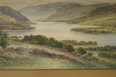 Lot 300 - Ralph Morley - Ullswater from Swarth Fell | watercolour