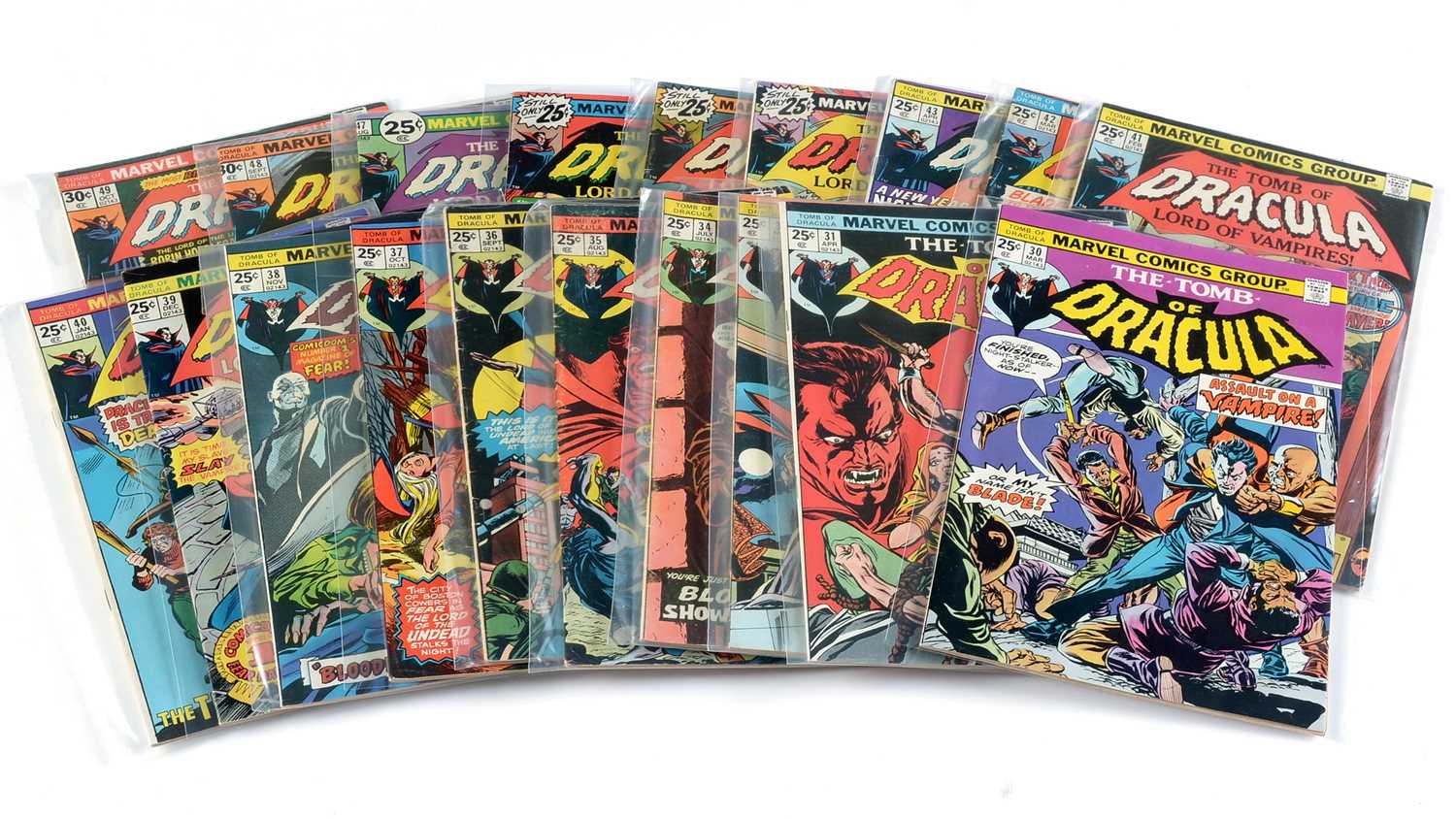 Lot 30 - The Tomb of Dracula by Marvel Comics