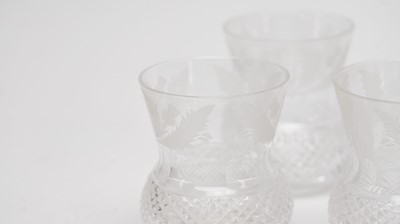 Lot 106 - A collection of thistle glasses