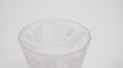 Lot 106 - A collection of thistle glasses