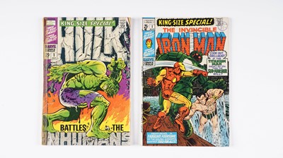 Lot 377 - King-Size Hulk and Iron Man by Marvel Comics