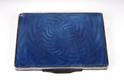 Lot 409 - An enamelled Continental silver box