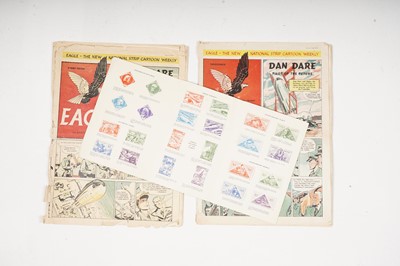Lot 287 - The Eagle Comic No's. 1 & 2, with Dan Dare sticker-album.