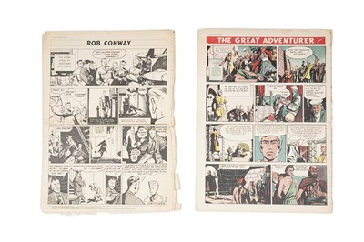 Lot 287 - The Eagle Comic No's. 1 & 2, with Dan Dare sticker-album.
