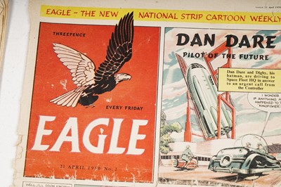 Lot 287 - The Eagle Comic No's. 1 & 2, with Dan Dare sticker-album.