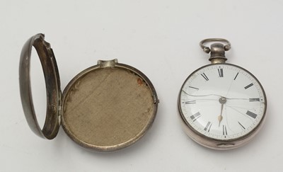 Lot 431 - Two silver cased pocket watches