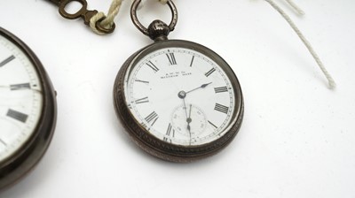 Lot 431 - Two silver cased pocket watches