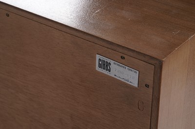 Lot 25 - Herbert Gibbs Limited: A retro teak glazed bookcase