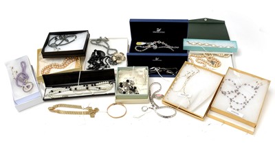 Lot 452 - Selection of costume jewellery by Monet, Swarovski and others