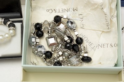 Lot 452 - Selection of costume jewellery by Monet, Swarovski and others