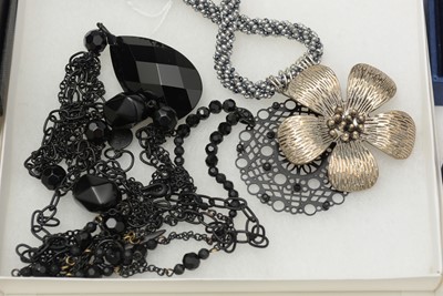 Lot 452 - Selection of costume jewellery by Monet, Swarovski and others