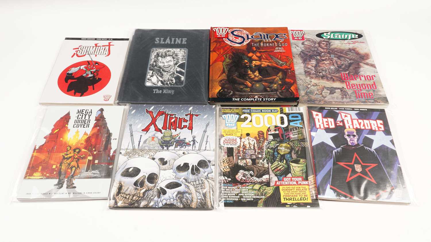 Lot 96 - Graphic novels and books by 2000 AD