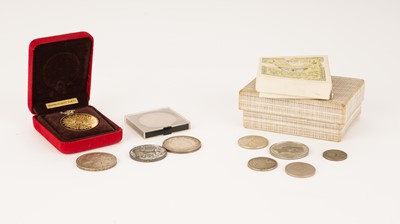 Lot 402 - A selection of coins and medals
