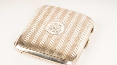 Lot 493 - Four silver cigarette cases