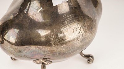 Lot 406 - A silver hot water jug, by James Deakin & Sons