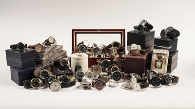 Lot 521 - A large quantity of modern dress watches