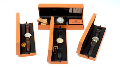 Lot 528 - Four Stuhrling dress wristwatches