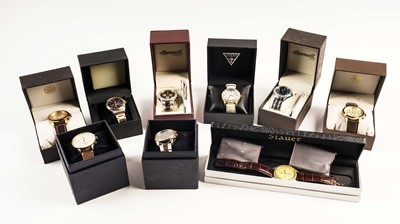 Lot 530 - A selection of modern dress watches