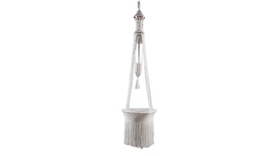 Lot 84 - A large decorative Macrame chandelier/wall hanging