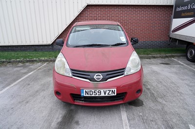 Lot 329 - A Nissan Note Visia red petrol car