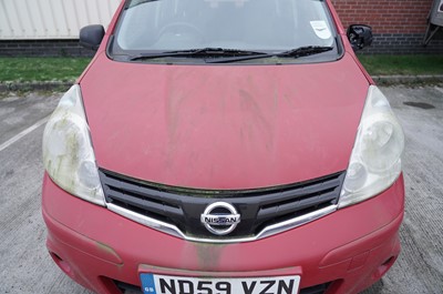 Lot 329 - A Nissan Note Visia red petrol car