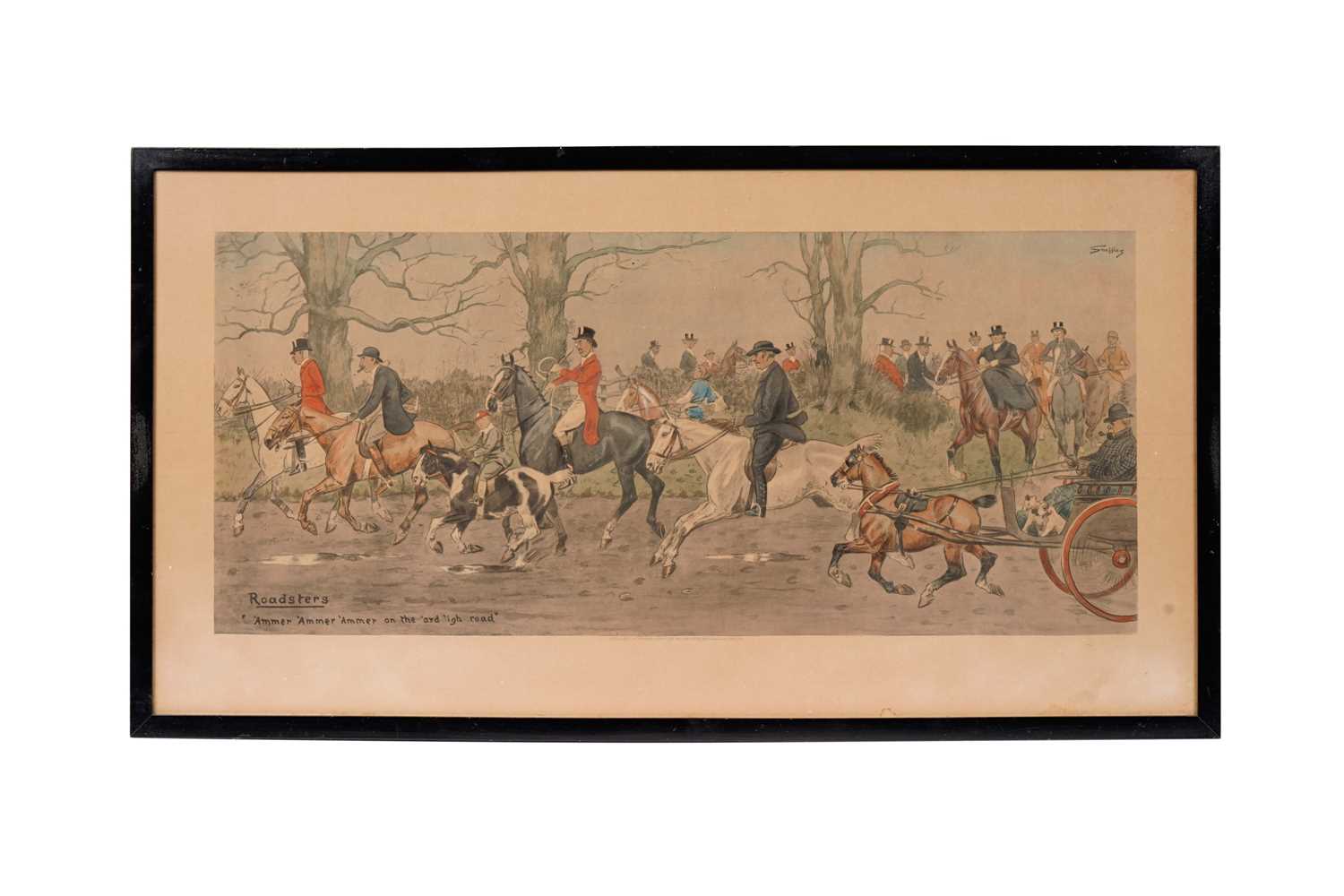 Lot 25 - "Snaffles" Charles Johnson Payne - Roadsters | hand coloured photolithographic print