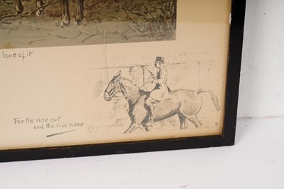 Lot 26 - "Snaffles" Charles Johnson Payne - Foxcatchers | colour offset lithograph