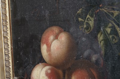 Lot 681 - 19th Century Flemish School - Still Life with Peaches | oil