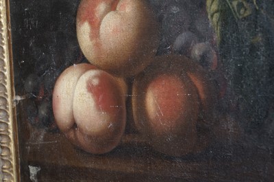 Lot 681 - 19th Century Flemish School - Still Life with Peaches | oil