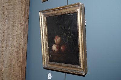 Lot 681 - 19th Century Flemish School - Still Life with Peaches | oil