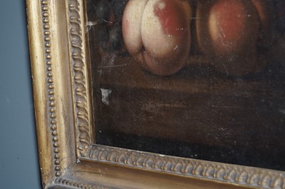 Lot 681 - 19th Century Flemish School - Still Life with Peaches | oil