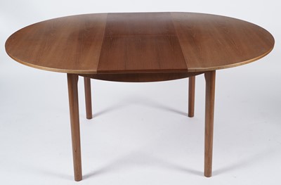 Lot 65 - McIntosh of Kirkaldy: A retro teak extending dining table and chairs