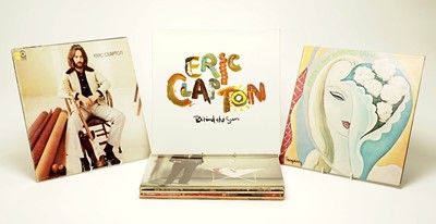 Lot 653 - 10 Eric Clapton and Cream LPs