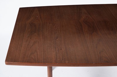Lot 54 - A Younger Ltd: A retro teak extending dining table and chairs