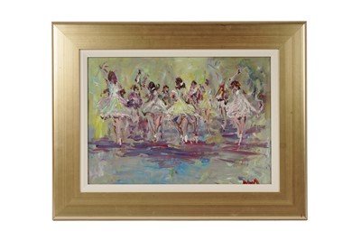Lot 319 - Contemporary British - Impressionist Study of Ballet Dancers | oil