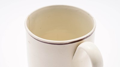 Lot 822 - Early 19th-century Sunderland creamware mug