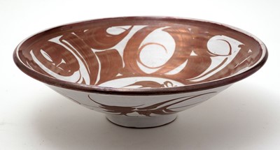 Lot 98 - Edgar Campden copper lustre bowl