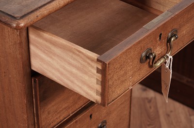 Lot 58 - A reproduction mahogany desk