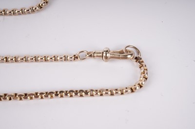 Lot 494 - A pair of matching yellow gold chains