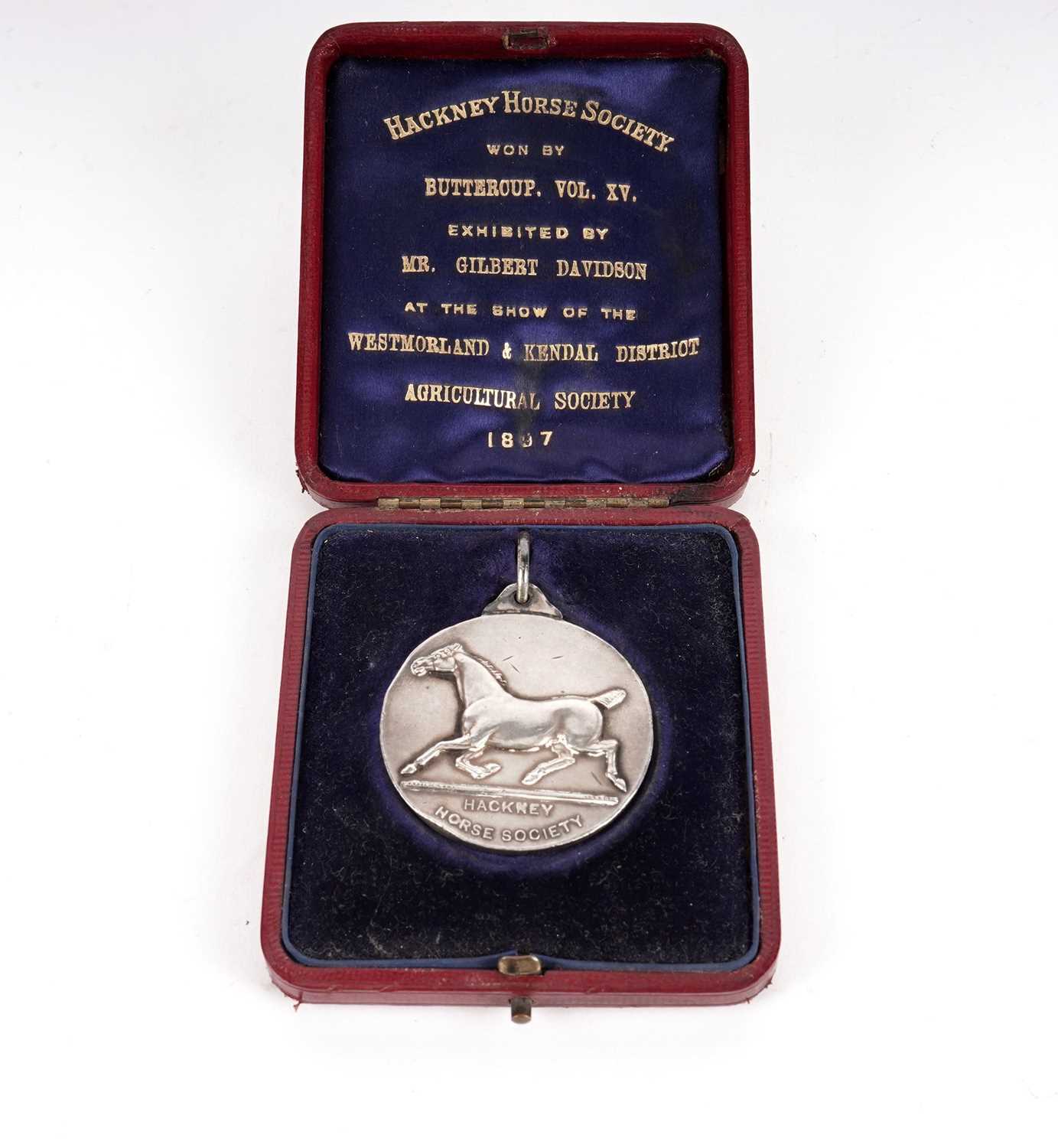 Lot 477 - A Victorian Hackney Horse Society winners medal