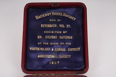 Lot 477 - A Victorian Hackney Horse Society winners medal