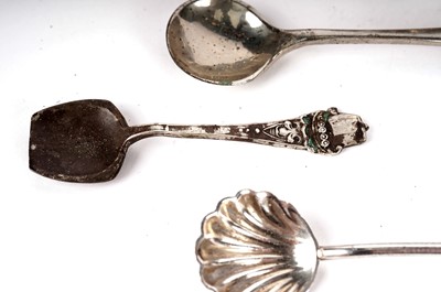 Lot 404 - A selection of silver condiments and other items