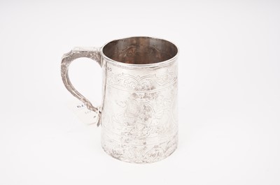 Lot 479 - A Victorian silver hunting cup
