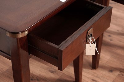Lot 44 - John Lewis - Babington: A modern hardwood nest of two tables with another